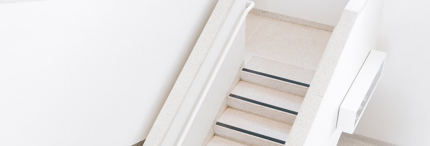 escalier avec nez de marche