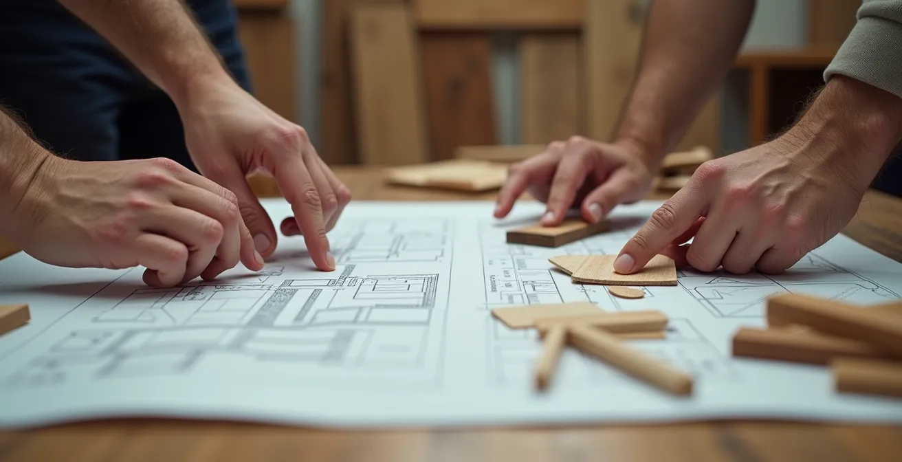 Architecture collaborative entre architecte et artisan pour créer un chalet de luxe unique